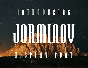 Jorminov Font