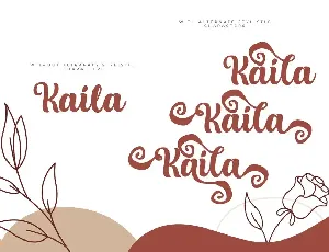 Kaila Script font