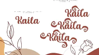 Kaila Script font