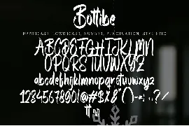 Bottibe font