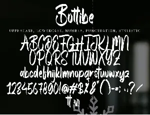 Bottibe font