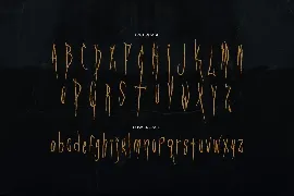 Jumps Shock - A Horror Display Font