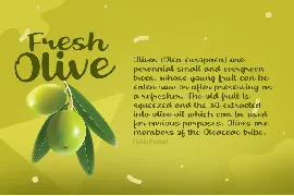 Fresh Olive font