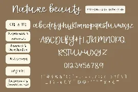 Nature Beauty Font