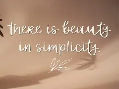 Nature Beauty Font