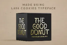 Lava Cookies font