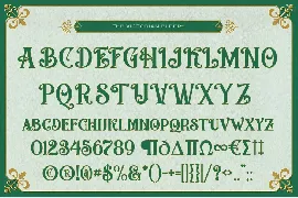 The Victorian Elders font