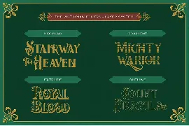 The Victorian Elders font