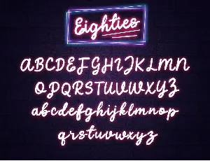 Eighties - Retro Script Font