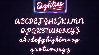 Eighties - Retro Script Font