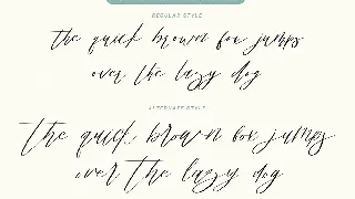 Bisqootte | Modern Calligraphy Font