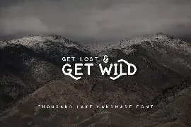 Thousand Lake - Handmade Font