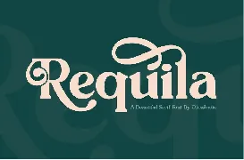 REQUILA - Vintage Font