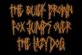 Darkside Morbizey Metal Font