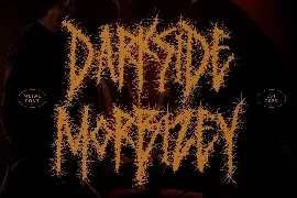 Darkside Morbizey Metal Font