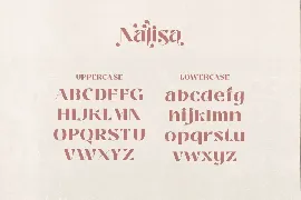 Nalisa Font - Beauty Display font