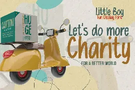 Little Boy - Fun Display Font