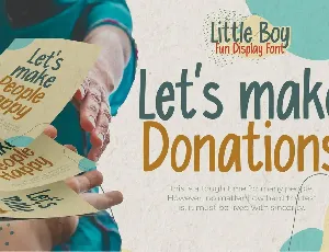 Little Boy - Fun Display Font