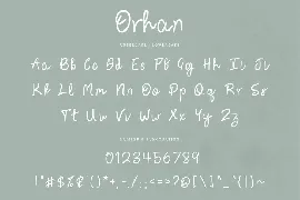 Orhan Handwritten Font