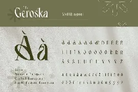 Geroska Font