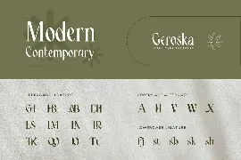 Geroska Font