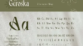 Geroska Font