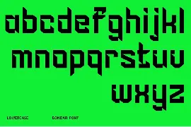 Bondari font