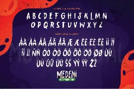 MEDENI - Spooky Brush Font