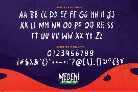 MEDENI - Spooky Brush Font