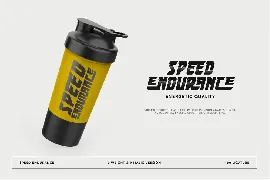 Speed Endurance font