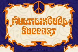 Curly Sweet - Psychedelic Style font