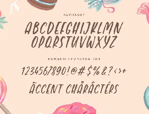 Candyland Handwriting Font