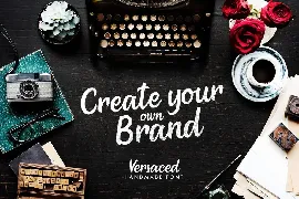 Versaced - Handmade Font