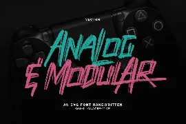 Haswell SVG Brush Font