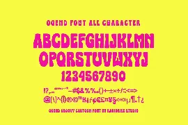 Ogend Groovy Cartoon Font