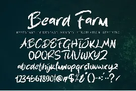 Beard Farm font