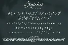 Stylebook - Modern Signature Font