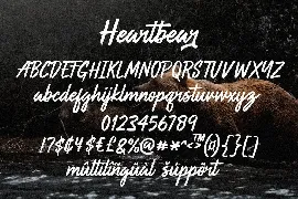 Heartbear - Logo Script Font