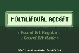 Round Bit - Pixel Font