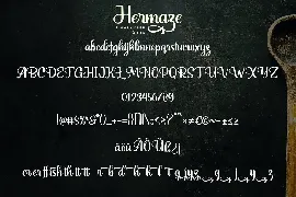 Hermaze | Carefully Handcrafted Brush Script font