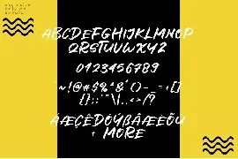 Black Wipe font