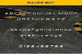 Racer Boy font