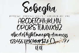 Sobegha font