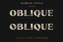 Marques Vintage Font Family