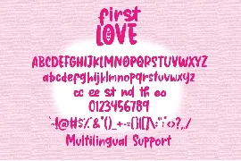 First Love - Cute Handwritten Font