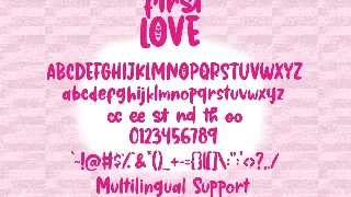 First Love - Cute Handwritten Font