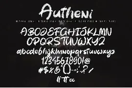 Autheni font