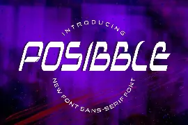 Posibble font