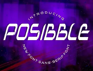 Posibble font