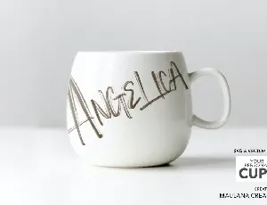 Angelic SVG Brush Font